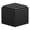 Black, variant on Pemberley Row Faux Leather Distressed Saddle Brown Storage Ottoman Cube Multi-Functional 16.9" Unassembled