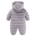 thumbnail image 4 of AUNVITO Thermal Fleece Baby Bodysuit 0-24M Hooded Long Sleeve One-Piece Romper Cozy Winter Wear, 4 of 9