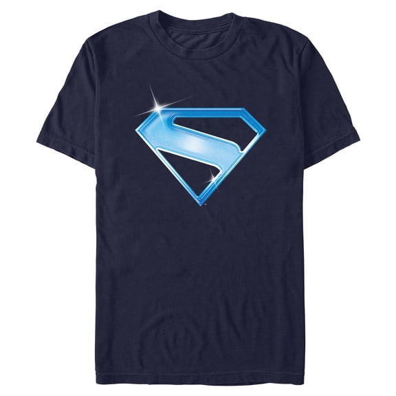 Mens Superman Bright Shield Logo T Shirt