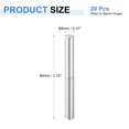 thumbnail image 2 of 20Pcs 3-1/8" x 5/16" (LxD) Weld on Barrel Hinge for Metal Gate, Silver, 2 of 6