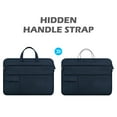 thumbnail image 3 of LLAYOO by LLAYOO Unisex Laptop Sleeve Case Water Resistant Large Capacity 13 Inch, Navy Blue, 3 of 7