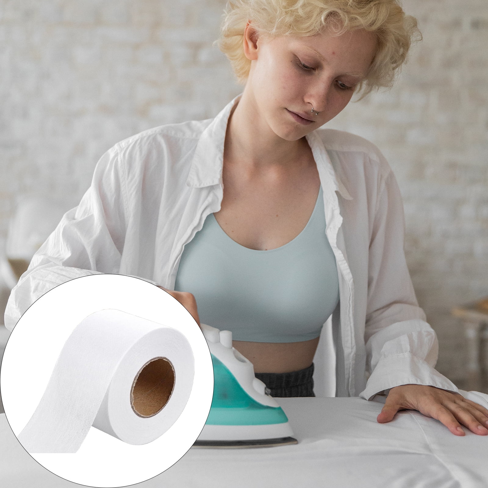 Pack of 3 Rolls Cloth Fusible Tape 30 Yards Per Roll Ideal for Home Sewing and Garment Repair with Strong Holds