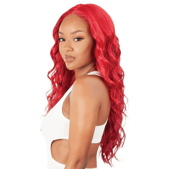 New Born Free Magic Lace Crystal HD 13x6 Frontal Lace Wig - CR136O OCEAN TWIST (RED FIRE)