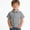 Gray, variant on Boys Short Sleeve Navy Cotton Polo Shirt with Sailboat Embroidery Casual School Uniform TopSize 2-3 T