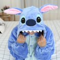thumbnail image 3 of Kigurumi-Pijama de franela de unicornio para mujer, ropa de dormir Unisex, disfraces de Anime para adultos, invierno, navidad, 3 of 4
