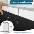 thumbnail image 4 of Utron 28 Pocket Shoe Organizer over The Door, Ventilate Breathable Door Shoe Rack, Large Capacity Shoe Rack for Door, Shoe Door Organizer for Entryway, Bedroom, Pantry, Dorm, 4 of 7