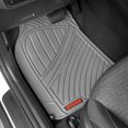 thumbnail image 2 of MOTOR TREND & BDK Heavy Duty Gray Rubber Car Mats Full Set - Universal Trim-To-Fit All Weather Floor Mats - Floor Mats for Car Accessories - Front & Back Interior Floor Mats for Truck Accessories, 2 of 8