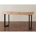 thumbnail image 3 of Mod-Arte Bureau de Bureau Moderne en Bois Dur et Fer Naturel, 3 of 10