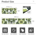 thumbnail image 3 of Yayeee Faucet Mat for Kitchen Sink 14.7" Diatomite Long Splash Guard Pad, Gray Floral, 3 of 7