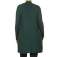 thumbnail image 4 of Women's Solid Casual Plus Size Pockets Knit Duster Cardigan Sweater/Made in USA, 4 of 5
