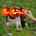 thumbnail image 4 of BinKFF Halloween Thanksgiving Decorations Outdoor Yard Signs Halloween Yard Stakes Pumpkin Halloween Fall Lawn Sign Corrugated Plastic Happy Fall Harvest Decorations Outside, 4 of 6