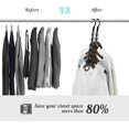 thumbnail image 5 of Magic Hangers, 6 Space Saving Hook, Multifunctional Vertical & Horizontal Hanger, 360 Swivel Wardrobe Organizer Save 3 Times More Space Storage Hanger, 5 of 5