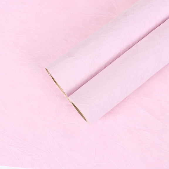 CHIHUT 12''x100'' Pink Self Adhesive Felt Fabric Velvet Flocking Liner for Drawer Craft Removable Soft Fabric Velvet Flock Contact Paper Solid Pink Wallpaper for Bedroom Cabinet