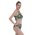 thumbnail image 6 of High Waisted Bikini Sets For Women, Dinosaur Plays Soccer Swimsuits Tummy Control, Two Pieces Bathing Suit, 6 of 8