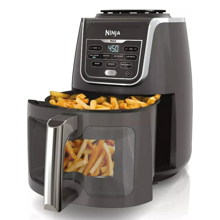 Restored Ninja AF171 Max XL 7 Function Air Fryer, 5.5qt, EzView Window  Bundle with 2 YR CPS Enhanced Protection Pack (Refurbished) 