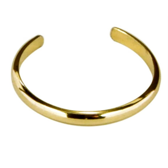 Gold Toe Ring 14k Gold Filled Plain Band Adjustable Midi Above the Knuckle Toe Ring One Size Fits All Most