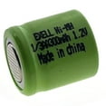 thumbnail image 2 of 10x 1/3AA  1.2V Flat top Rechargeable Battery for Solar Lights, Remotes,Telecoms, 2 of 7