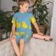 thumbnail image 4 of Fotbe Cute Ducky Pijama Estampada de 2 Piezas para Niños – Ropa de Dormir de Manga Corta Cómoda para Niños y Niñas, Camiseta y Shorts de Algodón-X-Large, 4 of 6