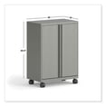 thumbnail image 3 of HON HONSC4330RLT1 Smartlink Mobile Cabinet, 10 Compartments, 30 x 18 x 42.32 in., Platinum Metallic, 3 of 4