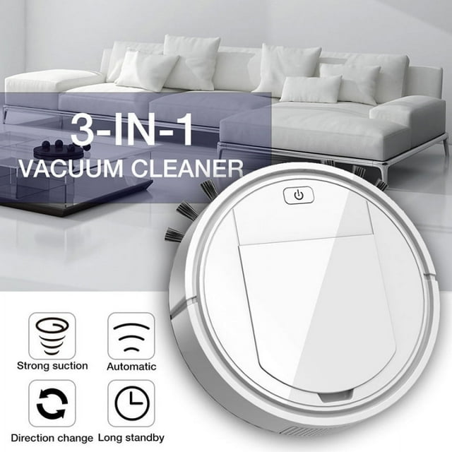 Robot Vacuum Cleaner Vacuum and Mop Robotic Cleaner for Pet Hair Hard Floor Carpet