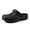 black, variant on Women’s EVA Platform Clog Sandals, Lightweight Anti-Slip Outdoor Slip-On Shoes, Odor-Resistant Elevated Clogs, Comfortable Unisex Couple Sandals for Daily Wear