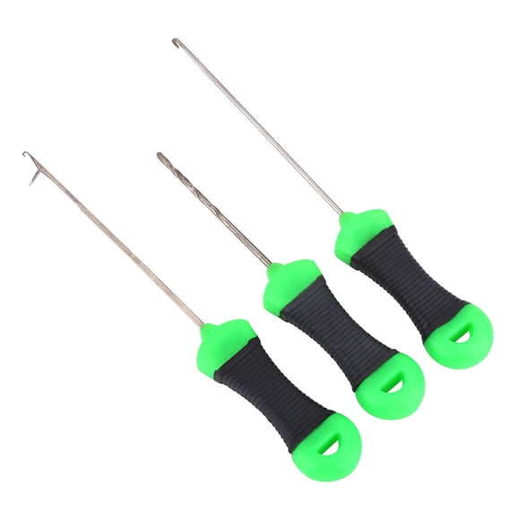 Carp Rig Tools,3Pcs Stainless Steel Carp Fishing Bait Needle Drill Rig Tools Eco-Friendly Materials