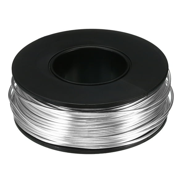 Unique Bargains 75.5ft Aluminum Wire, 1pcs Jewelry Wire Aluminum Craft Wire 1mm 18 Gauge Wire for Jewelry Making, Silver