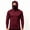 Burgundy, variant on Greenink Men's Hooded Sun Protection Shirt with Built-in Face Mask, Lightweight Quick Dry Long Sleeve Fishing Hiking Outdoor Rash Guard Tee
