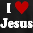 thumbnail image 3 of CafePress - I Love Jesus Women's Dark Pajamas - Women's Short Sleeve Print T-Shirt and Pants Dark Cotton Pajama Set, 3 of 7