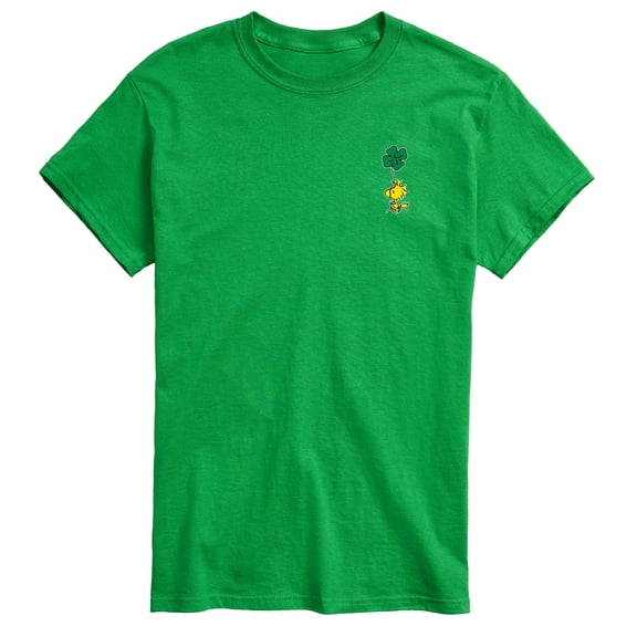 Peanuts - St. Patrick's Woodstock Clover - Men's Short Sleeve Graphic T-Shirt