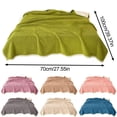 thumbnail image 2 of Fleece Blanket,Flannel Fleece Blanket With Double Layer Extra Thick Flannel Blanket Large Size Quilt Lightweight Blankets For Couch Sofa Bed Machine Washable Sherpa Blanket,Purple, 2 of 7