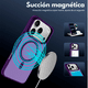 thumbnail image 3 of Funda Case Deluxe para iPhone 17 Pro MORADO Uso Rudo Compatible con MagSafe, Protección Antigolpes Resistente, PC + TPU, Diseño Elegante y Duradero, 3 of 7