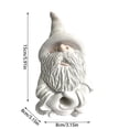 thumbnail image 2 of Precio sorpresa!Adornos de figuras de dedo medio, divertidos gnomos de jardín, estatuas al aire libre, decoración de escultura enana de 5,9 pulgadas para patio exterior, decoración de inauguración de, 2 of 2
