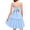 Light Blue, variant on Arshiner Tie Back Dresses for Girls Casual Summer Adjustable Strap Little Kids Black Wedding Dress with Pockets Girls Spring Dresses Size 10-12