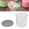 thumbnail image 1 of Unique Vibrant Lid, Transparent Stackable Ice Cream Pint Cups for Home Use, Leakproof Design, Multifunctional Choice, 1 of 7