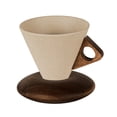 thumbnail image 5 of CoudarTitie Cone Shape Coffee Cup Ceramic Tea Cup, Drinking Mug with Handle, Base Cone Shape L, 5 of 9