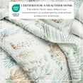 thumbnail image 5 of Great Bay Home Watercolor Coastal Reversible Cotton Twin / Twin XL Quilt Set, 5 of 6