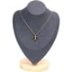 thumbnail image 4 of Collar para mujer, joyería para mujer, collar de acero inoxidable con letras en forma de corazón de melocotón, 26 letras, cadena para clavícula, blusa para mujer, 4 of 4
