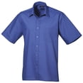 thumbnail image 1 of Premier Mens Short Sleeve Formal Poplin Plain Work Shirt, 1 of 3