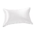 thumbnail image 3 of Funda de Almohada de Seda 2 Piezas Macarena Decoración Del Hogar Blanco, 3 of 8