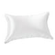 thumbnail image 2 of funda de almohada de para cabello y piel, de almohada 1 paquete de tamaño Queen (19x29 pulgadas)- de almohada Blanco Macarena funda de almohada de seda, 2 of 8
