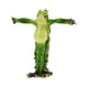 thumbnail image 5 of Decoración Ounissouiy escultura única verde figurita de Rana estilo nórdico hecha a mano, 5 of 6