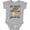 AC-Heather Grey, variant on My Great Aunt Loves Me with Sloth and Hearts Boys or Girls Baby Bodysuit