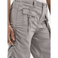 thumbnail image 4 of No Boundaries Ruched Crop Cargo Pants, 22'' Inseam, Women's and Women's Plus, 4 of 5