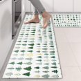 thumbnail image 2 of Kitchen Rugs Sets Of 2,Green Christmas Tree Pattern Anti Fatigue Kitchen Mat Rugs Non Slip Washable,Decorative Kitchen Floor Mats for Kitchen,Sink,Laundry,17"X47", 2 of 5
