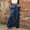 *Blue, variant on Women's Satin High Waist Wide Leg Cargo Pants,Solid Color Casual Long Trousers Green,Women's Plus XXL