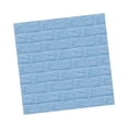 thumbnail image 2 of Paneles de pared Peel and Sticky Paintable Oilproof Brick 3D Brick Wall Sticker Murales de pared para fondo de TV, hogar, decoración azul Gloria Fondo de pantalla, 2 of 9