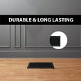 thumbnail image 6 of Sierra Grates 4” x 10” Contemporary Design Floor Register - Cast Iron Black Color,  with Air Filter  - Vent Cover for Home Floor, Rectangle, 6 of 7