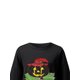 thumbnail image 2 of TRKIYQC mujer moda Halloween polar sudadera esqueleto calabaza murciélago Luna Castillo fantasma estampado cuello redondo manga larga jerséis Tops TRKIYQC moda, 2 of 5