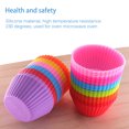 thumbnail image 4 of Tazas De Silicona Para Muffins, Taza Redonda Para Pastel, Juego De Moldes Para Hornear De Silicona, Molde Para Tarta De Huevo 24 Uds. Kearding HA020278-00, 4 of 6